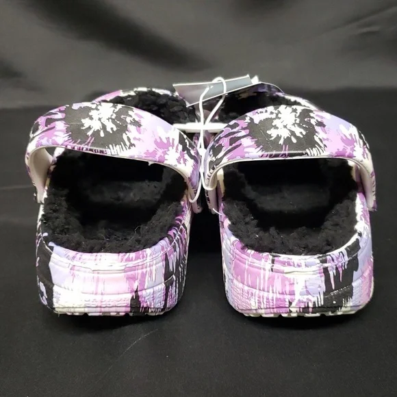 Capelli of New York NWT Glow in the Dark Faux Fur Lined Slip-on Clogs - Picture 6 of 7